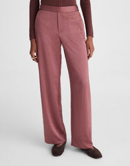 The Easy Pull-On Pant in Satin BURNT SOIL