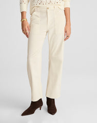 The Tall Darted Barrel-Leg Utility Pant in Corduroy VINTAGE CANVAS