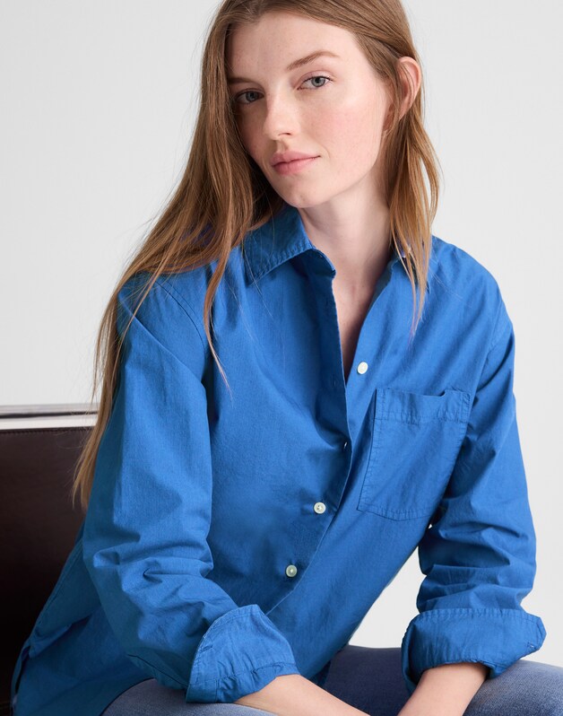 The Easy Shirt in Poplin FRENCH BLUE