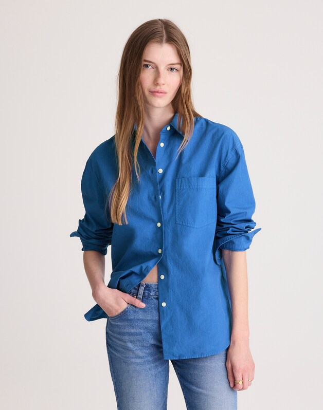 The Easy Shirt in Poplin FRENCH BLUE