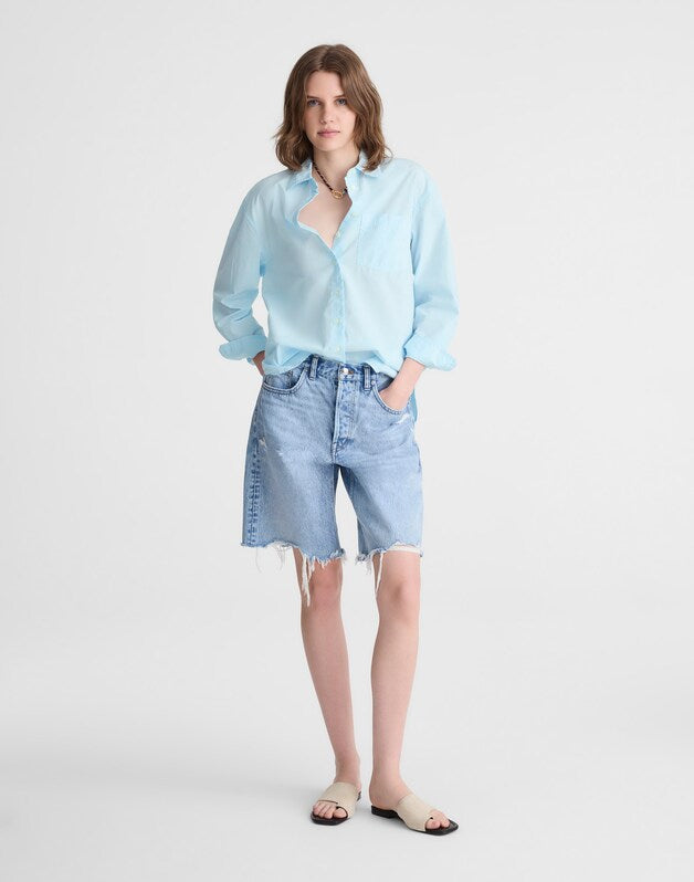 The Easy Shirt in Poplin FROSTED SKY
