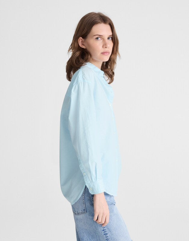 The Easy Shirt in Poplin FROSTED SKY