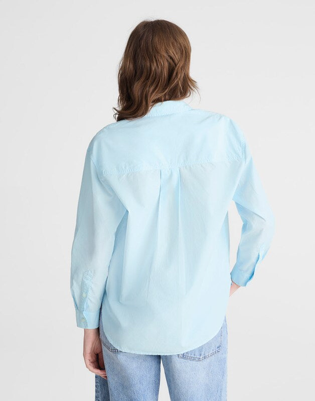 The Easy Shirt in Poplin FROSTED SKY