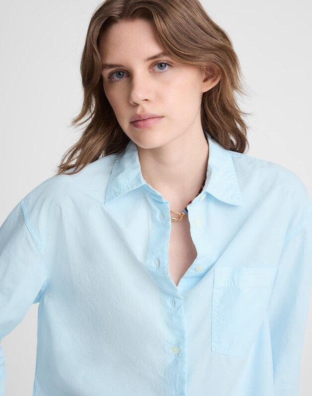 The Easy Shirt in Poplin FROSTED SKY