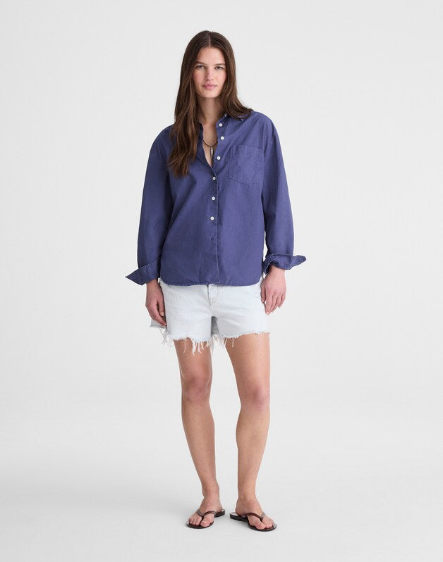 The Easy Shirt in Poplin PETROL NAVY