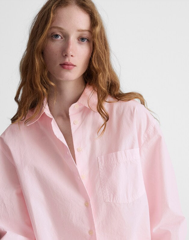 The Easy Shirt in Poplin PALE PINK