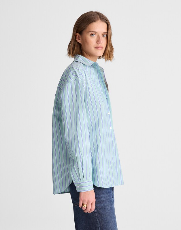 The Easy Shirt in Poplin DUSTY VERDIGRIS
