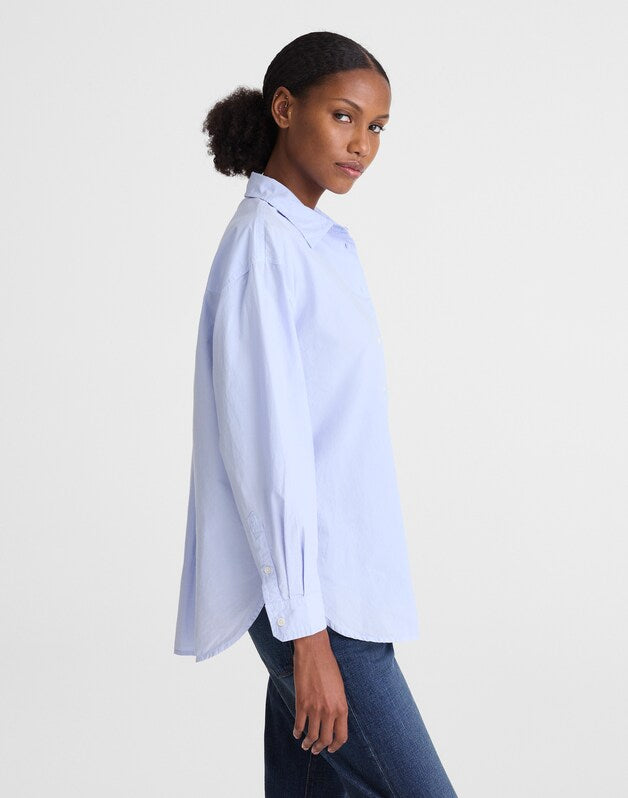 The Easy Shirt in Poplin LIGHT BLUE
