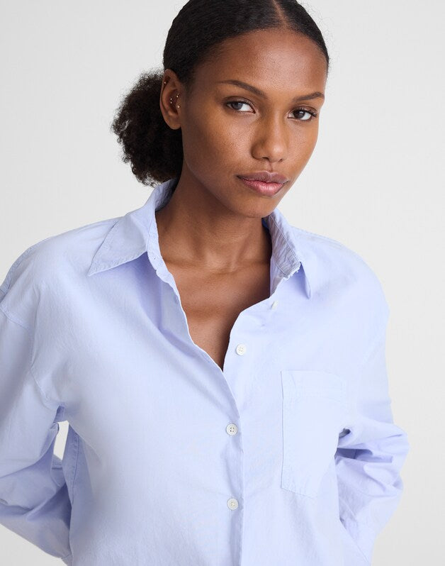 The Easy Shirt in Poplin LIGHT BLUE