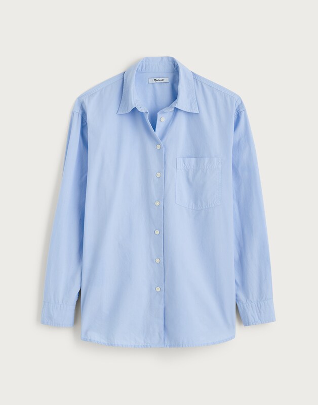 The Easy Shirt in Poplin LIGHT BLUE