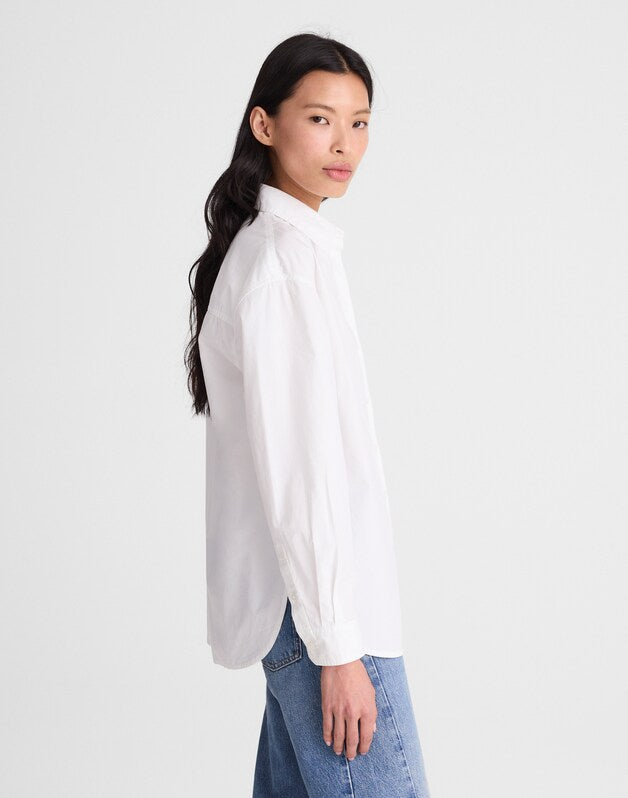 The Easy Shirt in Poplin WHITE