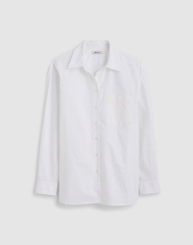 The Easy Shirt in Poplin WHITE