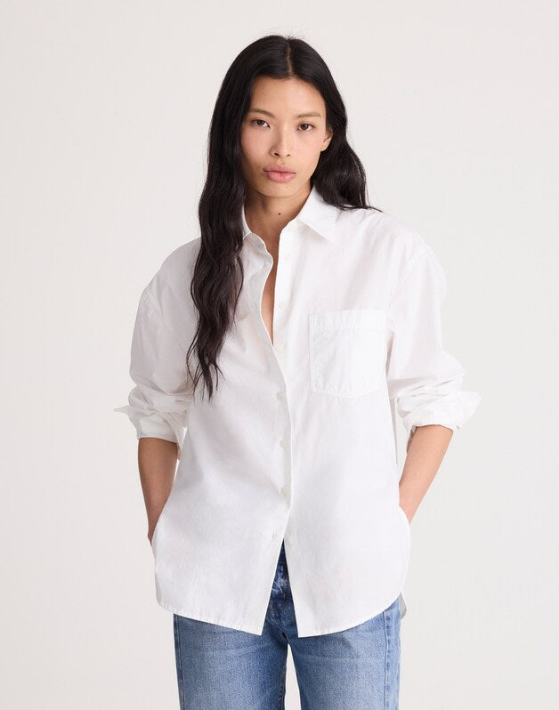 The Easy Shirt in Poplin WHITE
