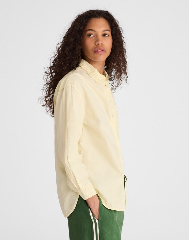 The Easy Shirt in Poplin SHEER PINEAPPLE