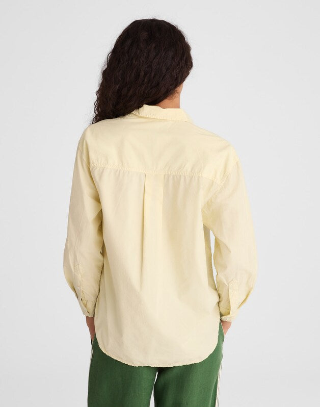 The Easy Shirt in Poplin SHEER PINEAPPLE
