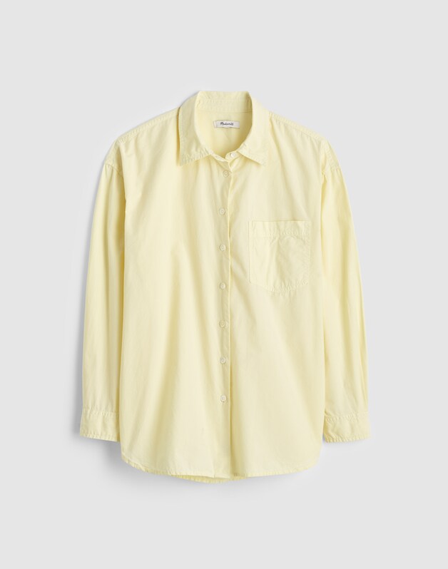 The Easy Shirt in Poplin SHEER PINEAPPLE