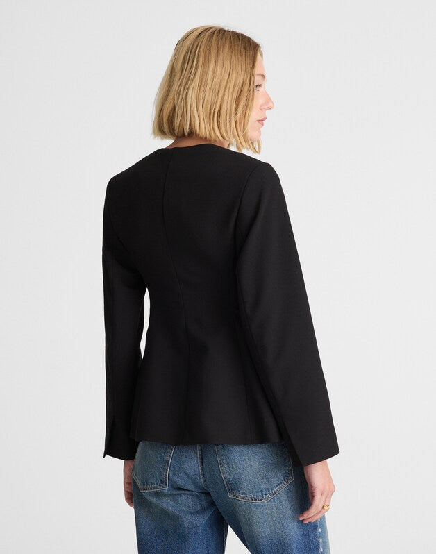The Nolita Cutaway Blazer BLACK