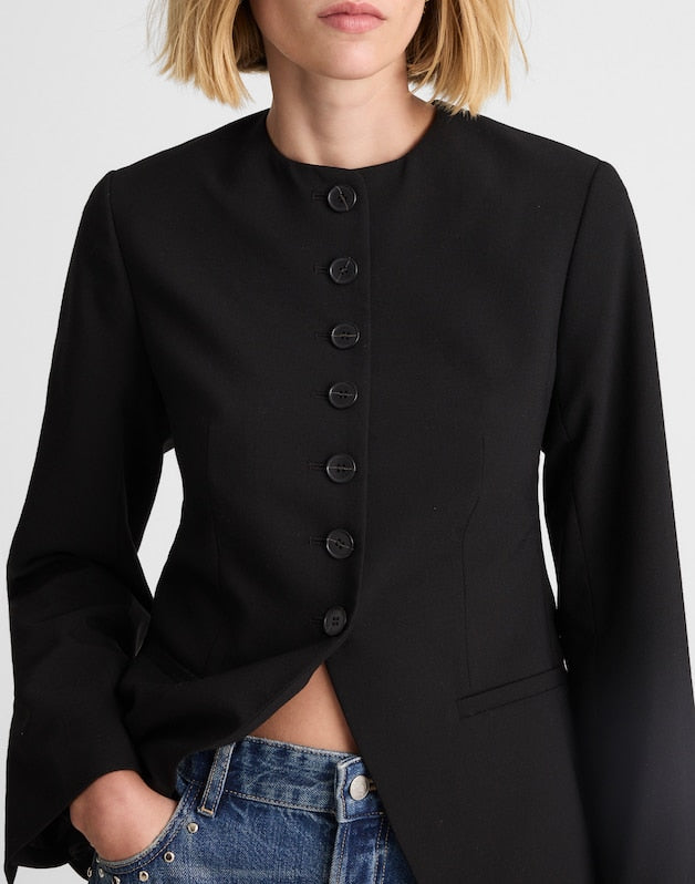 The Nolita Cutaway Blazer BLACK