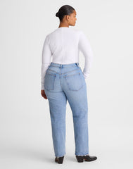 The Plus Longline Straight Jean RAEBROOK WASH