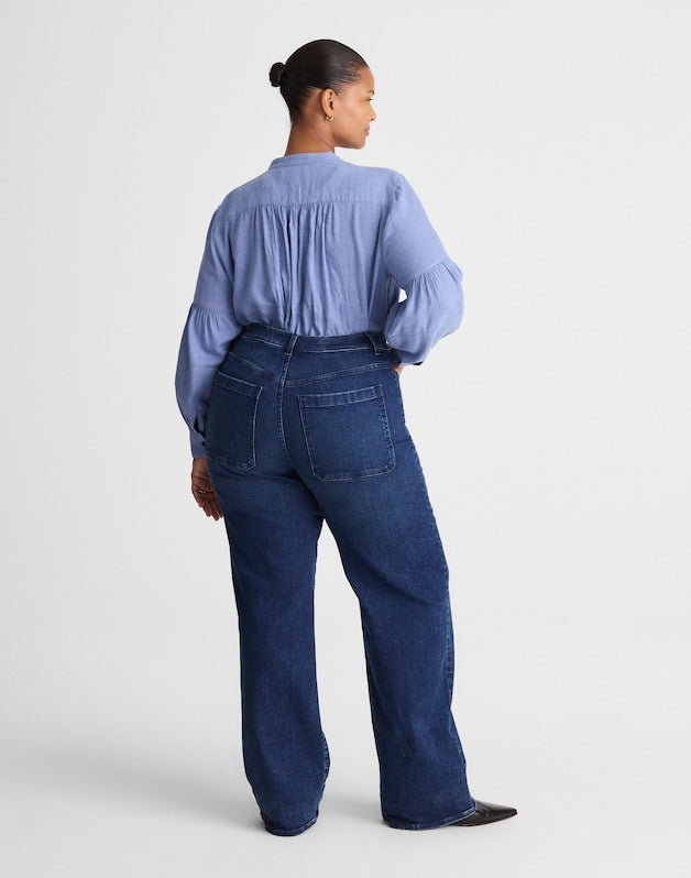 The Plus Emmett Wide-Leg Jean NIGHTHAWK WASH