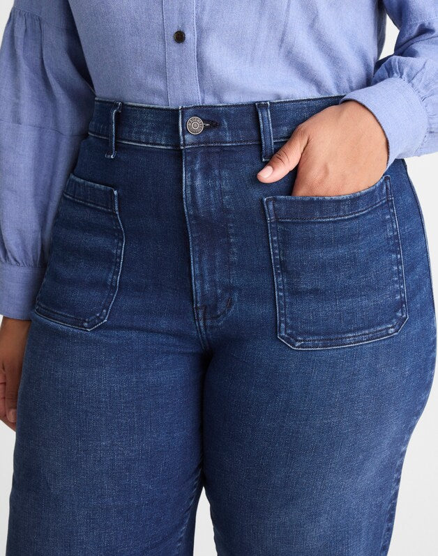 The Plus Emmett Wide-Leg Jean NIGHTHAWK WASH