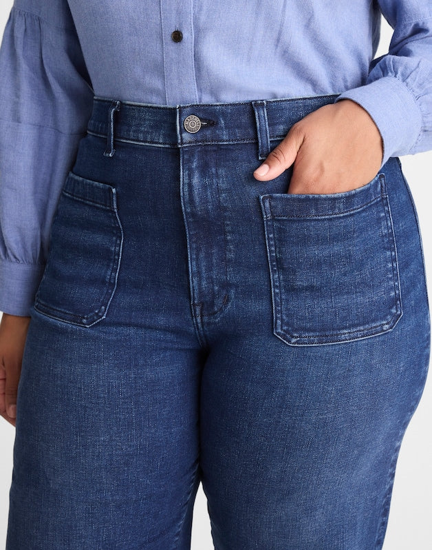 The Plus Emmett Wide-Leg Jean NIGHTHAWK WASH