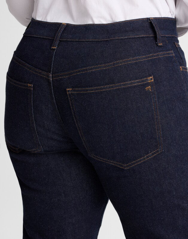 The Plus Jules Slim-Straight Jean in Rinse Wash RINSE WASH