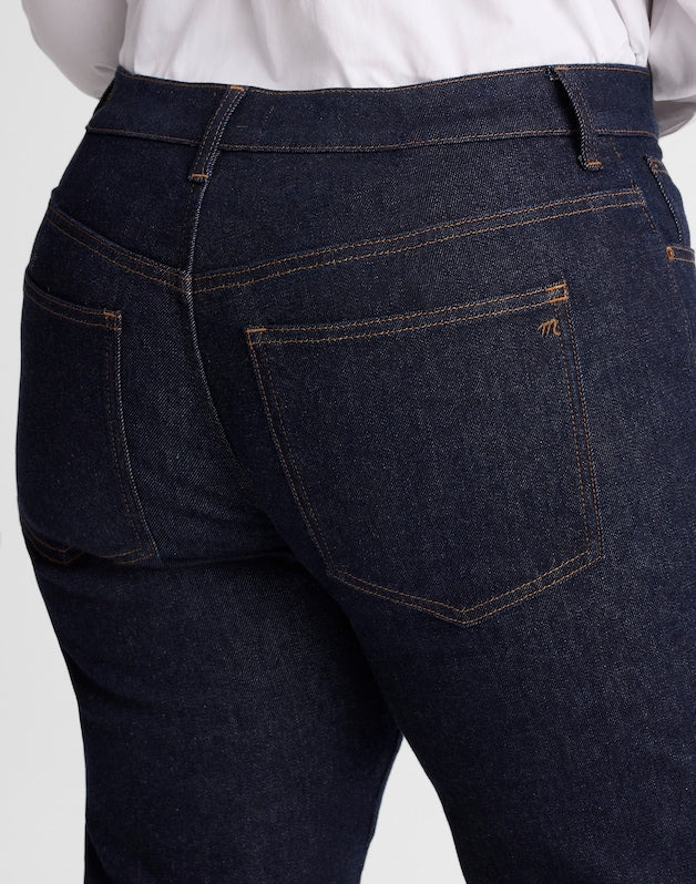 The Plus Jules Slim-Straight Jean in Rinse Wash RINSE WASH