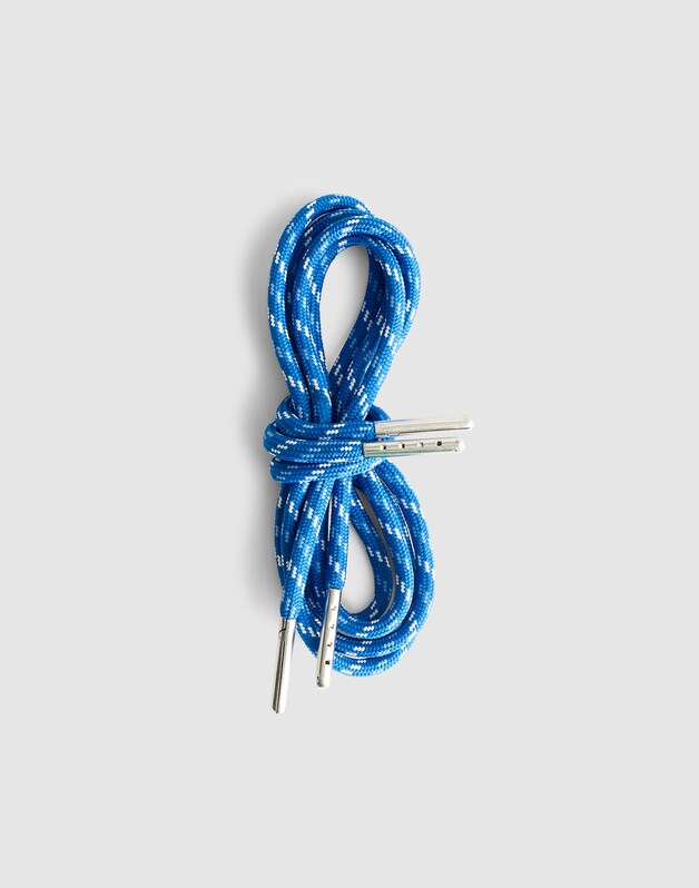 Cord Shoelaces RETRO BLUE PARACORD MULTI