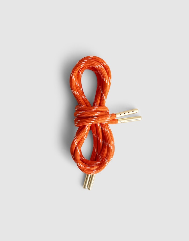 Cord Shoelaces TANGERINE PARACORD MULTI