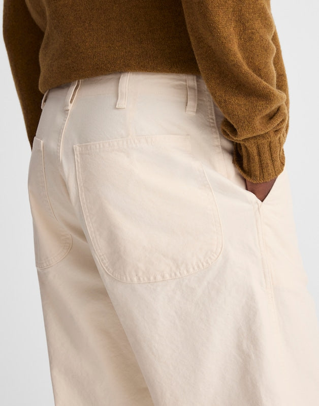 The Canvas Utility Pant NATURAL WHITE