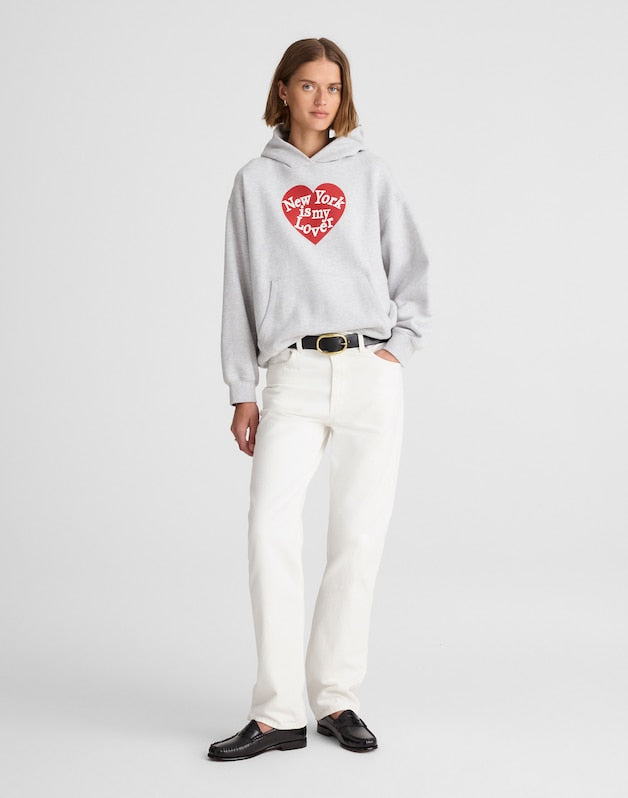 Alexa Chung for Madewell Tourist Hoodie NEW YORK IS MY LOVER