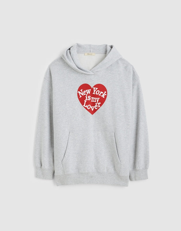 Alexa Chung for Madewell Tourist Hoodie NEW YORK IS MY LOVER