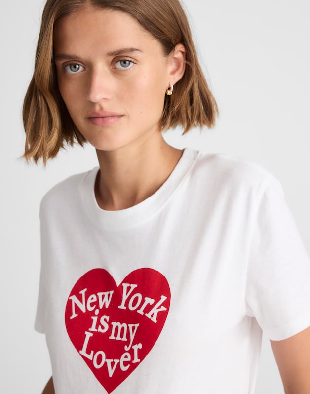 Alexa Chung for Madewell Tourist Tee WHITE