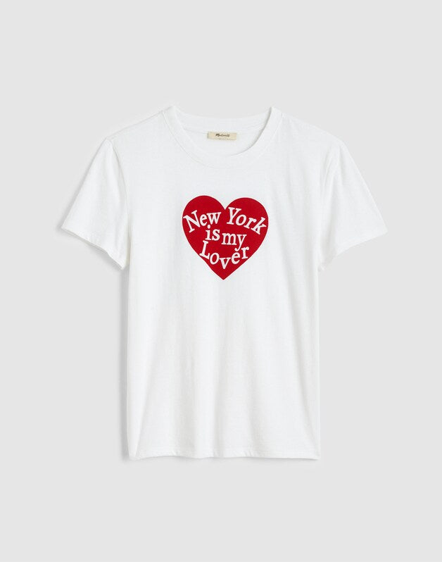 Alexa Chung for Madewell Tourist Tee WHITE