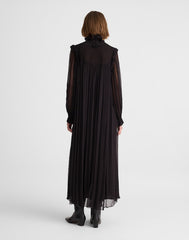 Alexa Chung for Madewell Joan Overlay Dress JET BLACK