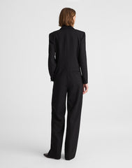 Alexa Chung for Madewell Tux Jumpsuit JET BLACK