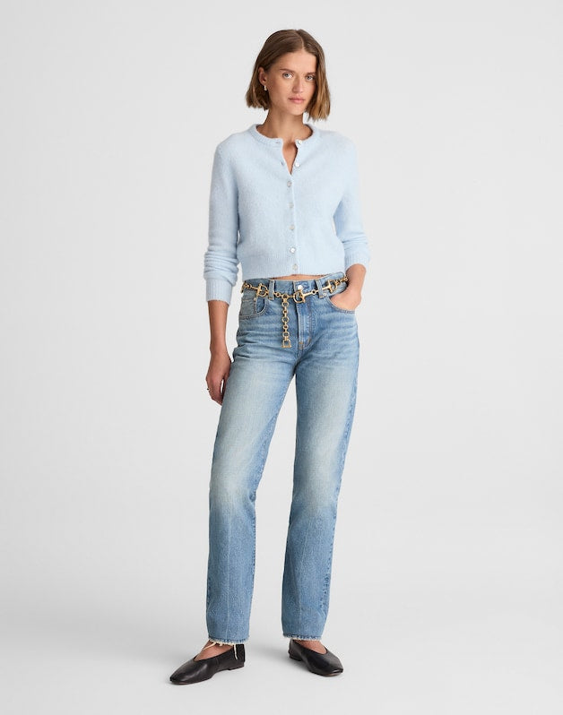 Alexa Chung for Madewell Franny Straight Jean in Oakwick Wash OAKWICK WASH