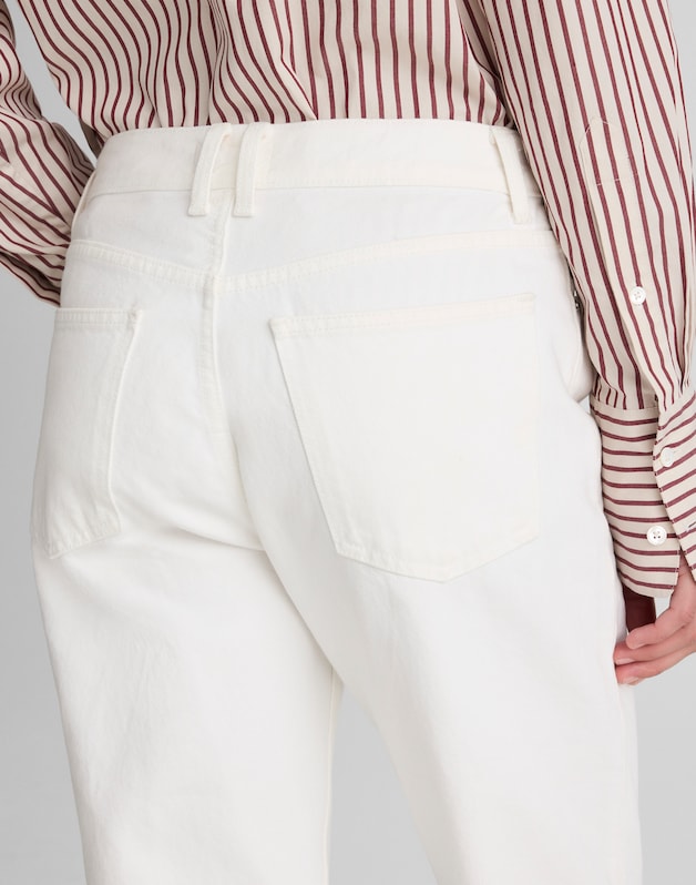 Alexa Chung for Madewell Slim Boyfriend Jean in Tile White TILE WHITE