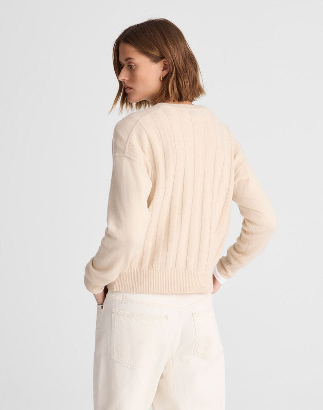 Crewneck Sweater in Cashmere STONE