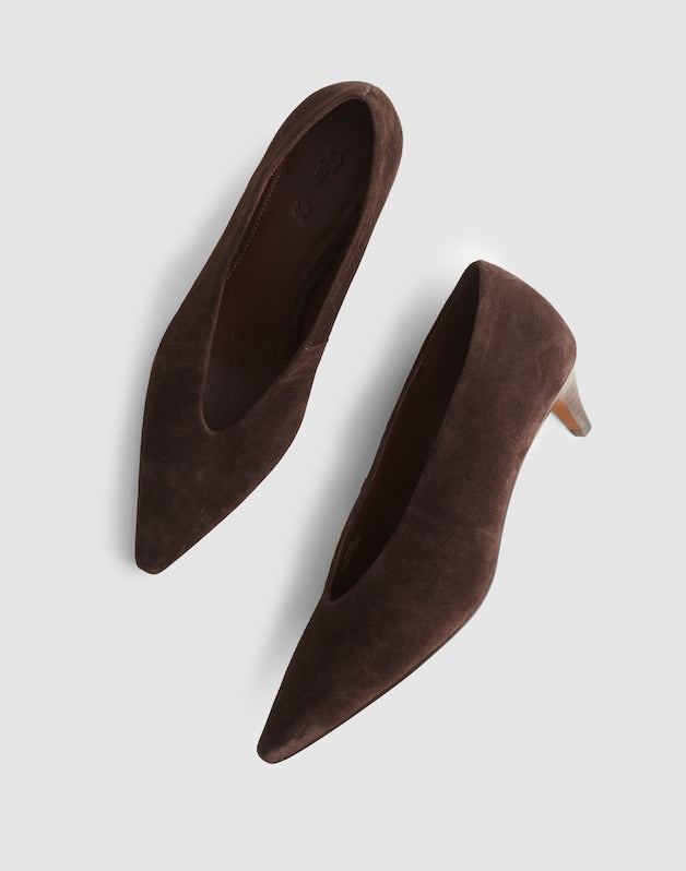 The Emilie Glove Pump COFFEE BEAN