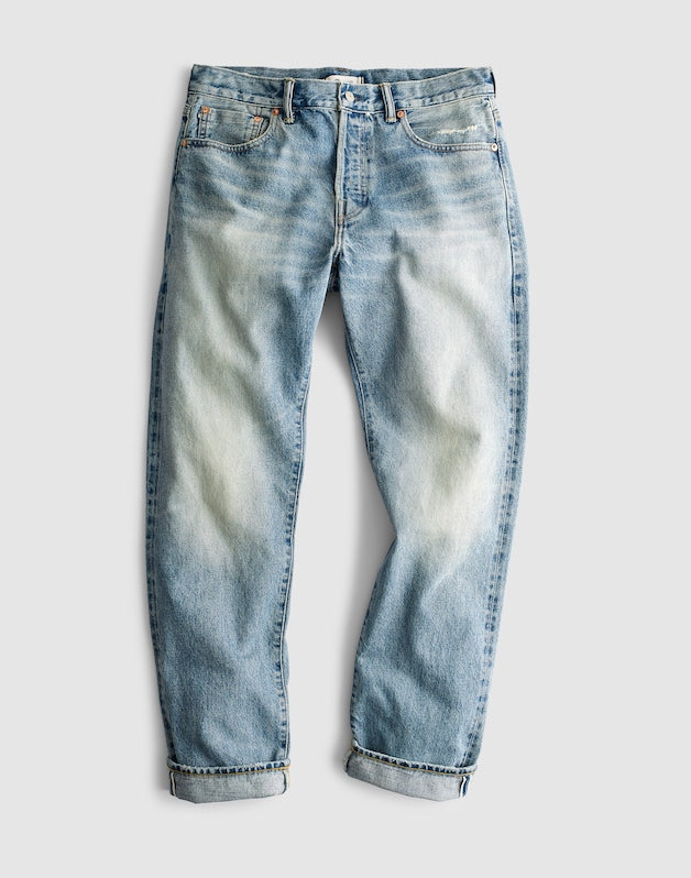 The 1991 Straight-Leg Jean in Japanese Selvedge LAMINA WASH
