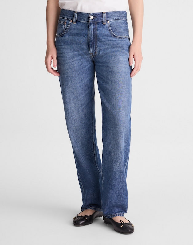 The Tall Dean Easy Straight Jean in Airy Denim BIRKDALE WASH