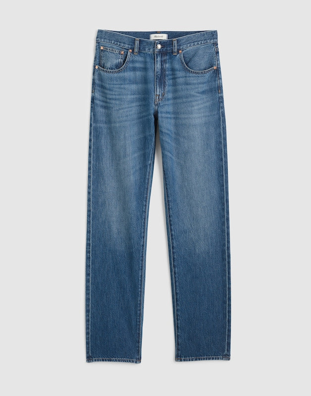 The Petite Dean Easy Straight Jean in Airy Denim BIRKDALE WASH