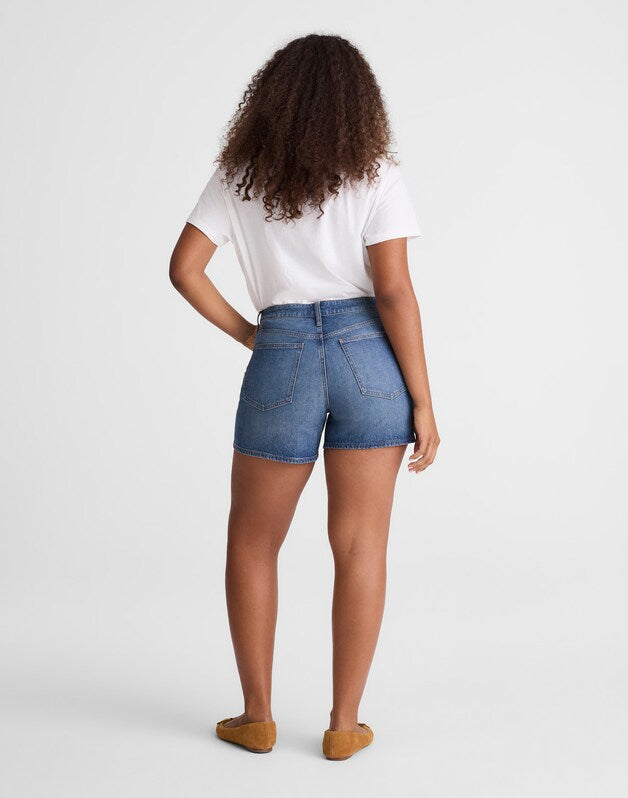 The Curvy Perfect Vintage Mid-Length Short IRMO WASH