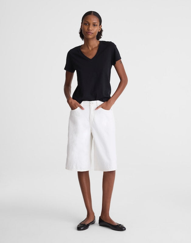The V-Waist Bermuda Short TILE WHITE