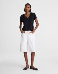 The V-Waist Bermuda Short TILE WHITE