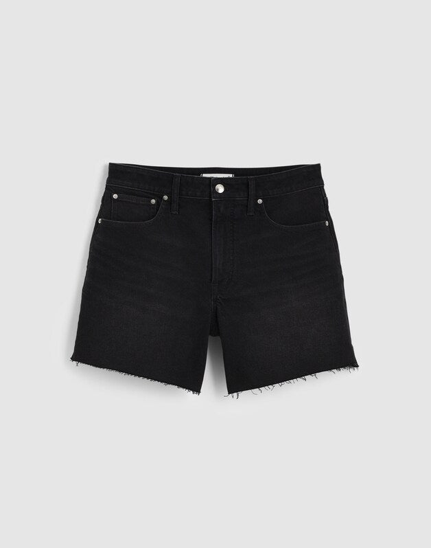 The Curvy Perfect Vintage Mid-Length Jean Short CATALANI WASH