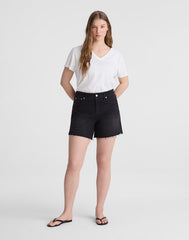 The Curvy Perfect Vintage Mid-Length Jean Short CATALANI WASH