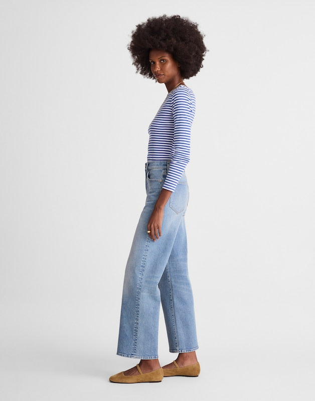 The Tall Perfect Vintage Wide-Leg Crop Jean RAEBROOK WASH